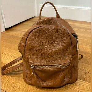Leather Backpack Made in Italy
